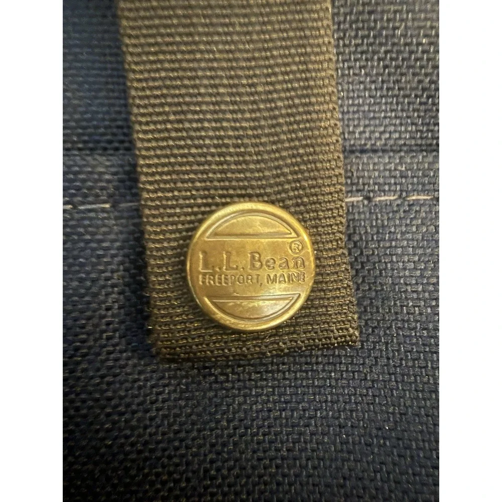 Vintage L.L. Bean Canvas and Leather Laptop Bag case Cover 17